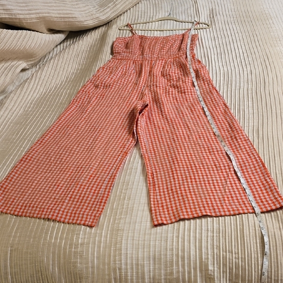 J. Crew Red and Gray Gingham Jumpsuit - Picture 10 of 16